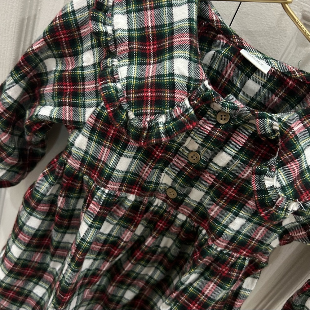 NEXT Baby Plaid Dress 12–18 Months - Picture 4 of 6